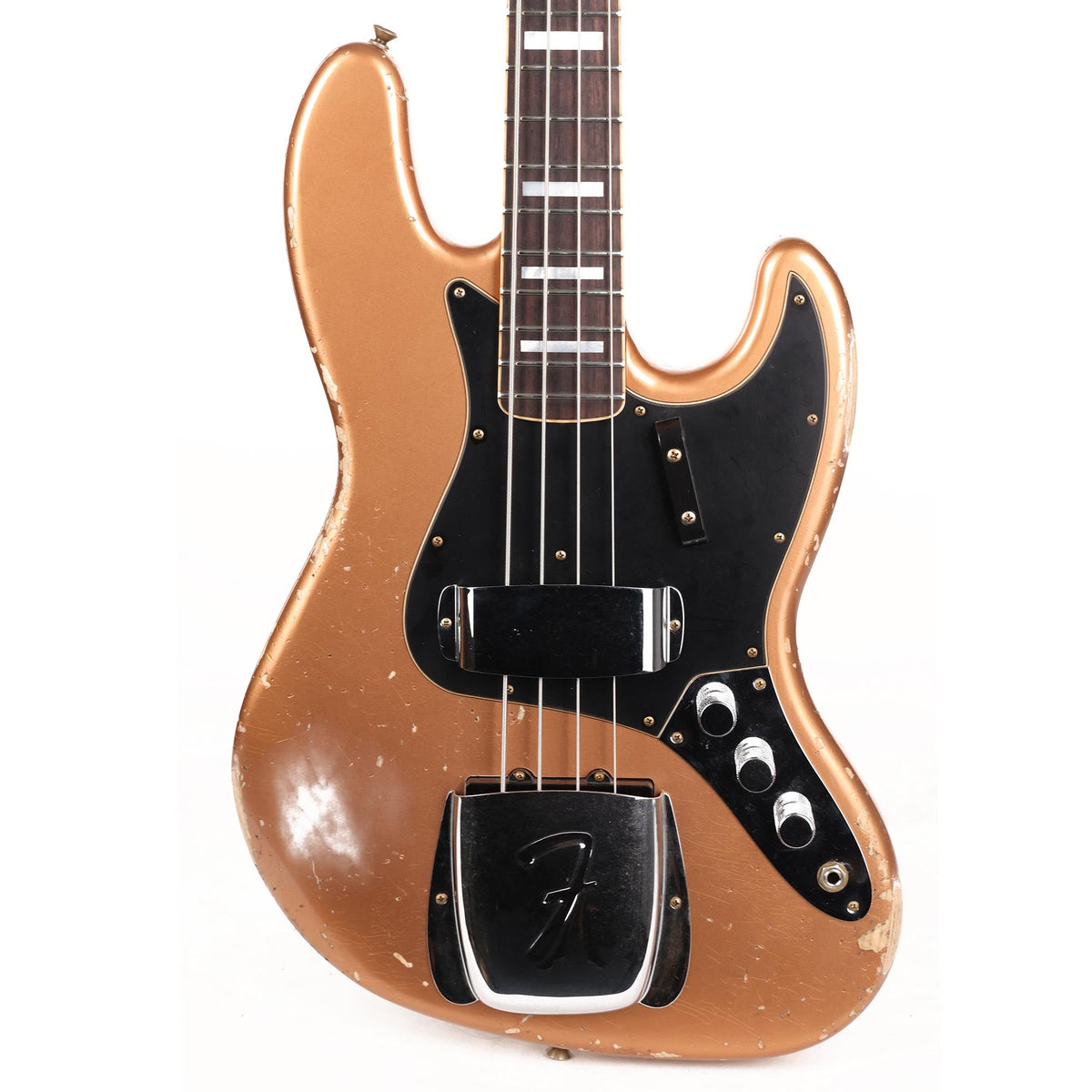 Fender Custom Shop Jazz Bass Heavy Relic Faded Aged Copper — 1