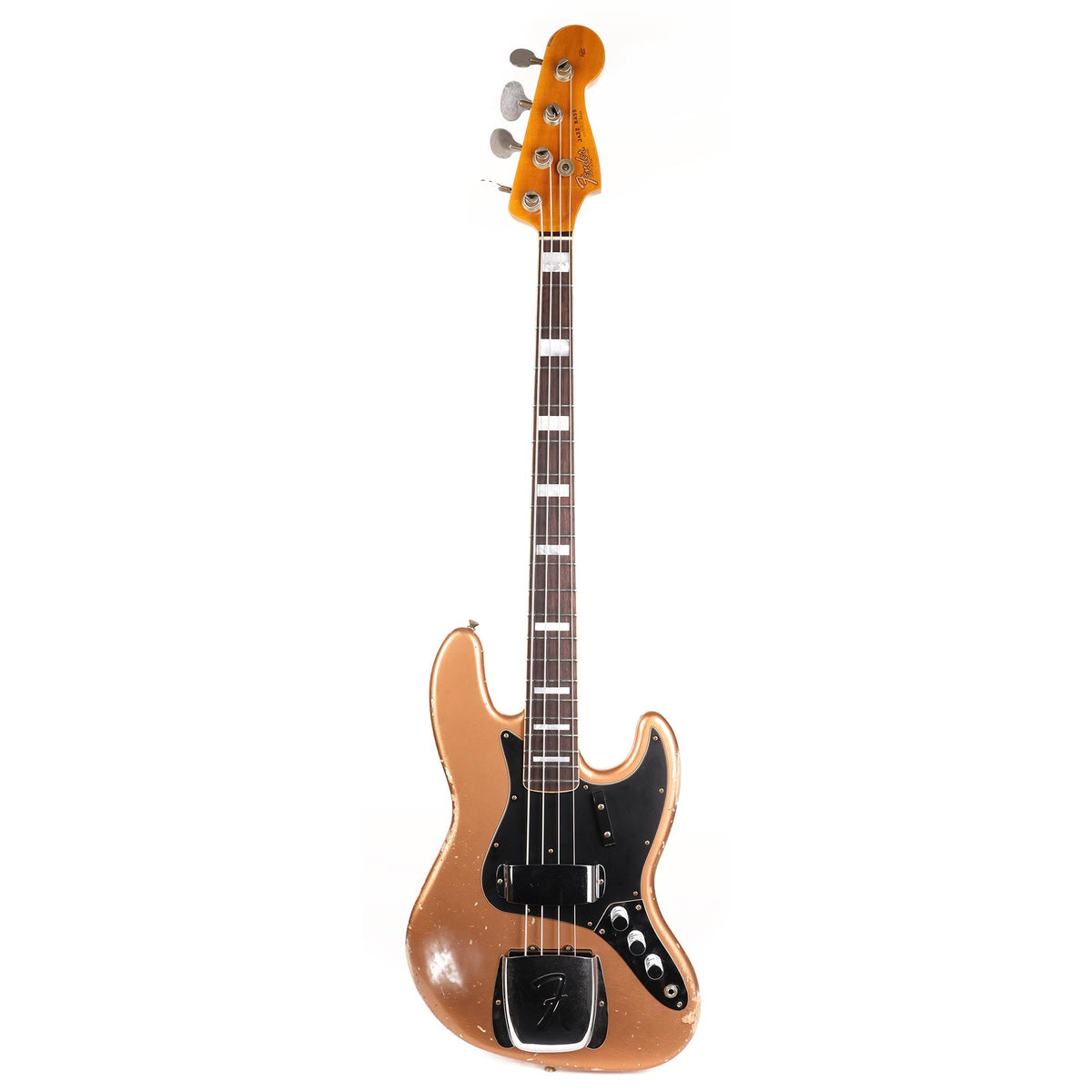 Fender Custom Shop Jazz Bass Heavy Relic Faded Aged Copper — 2
