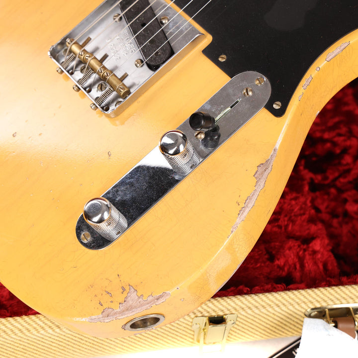 Fender Custom Shop 1952 Telecaster Heavy Relic Aged Nocaster Blonde 2023