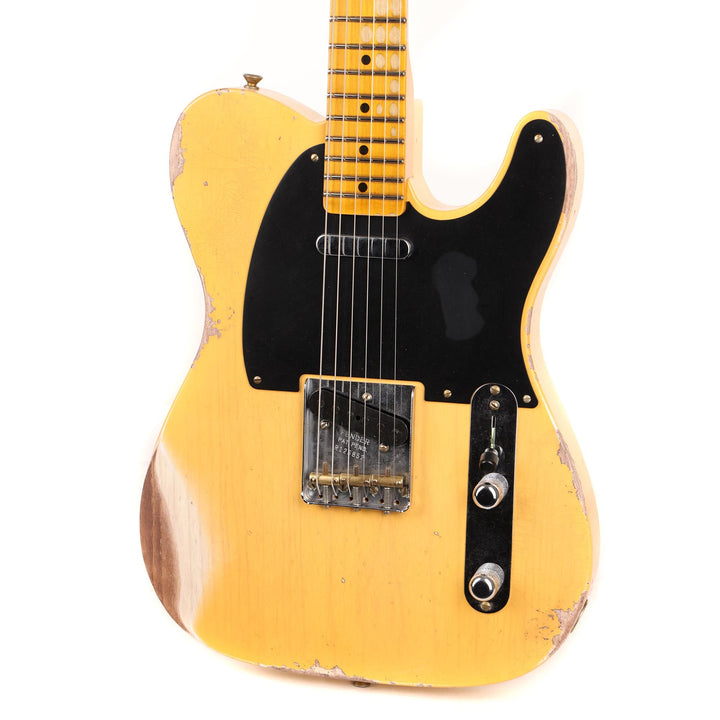 Fender Custom Shop 1952 Telecaster Heavy Relic Aged Nocaster Blonde 2023