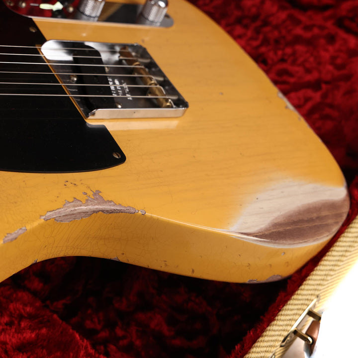 Fender Custom Shop 1952 Telecaster Heavy Relic Aged Nocaster Blonde 2023