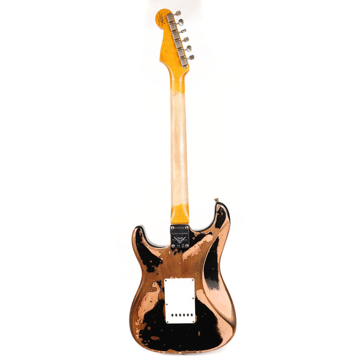 Fender Custom Shop 1959 Stratocaster Super Heavy Relic Aged Black over Shell Pink