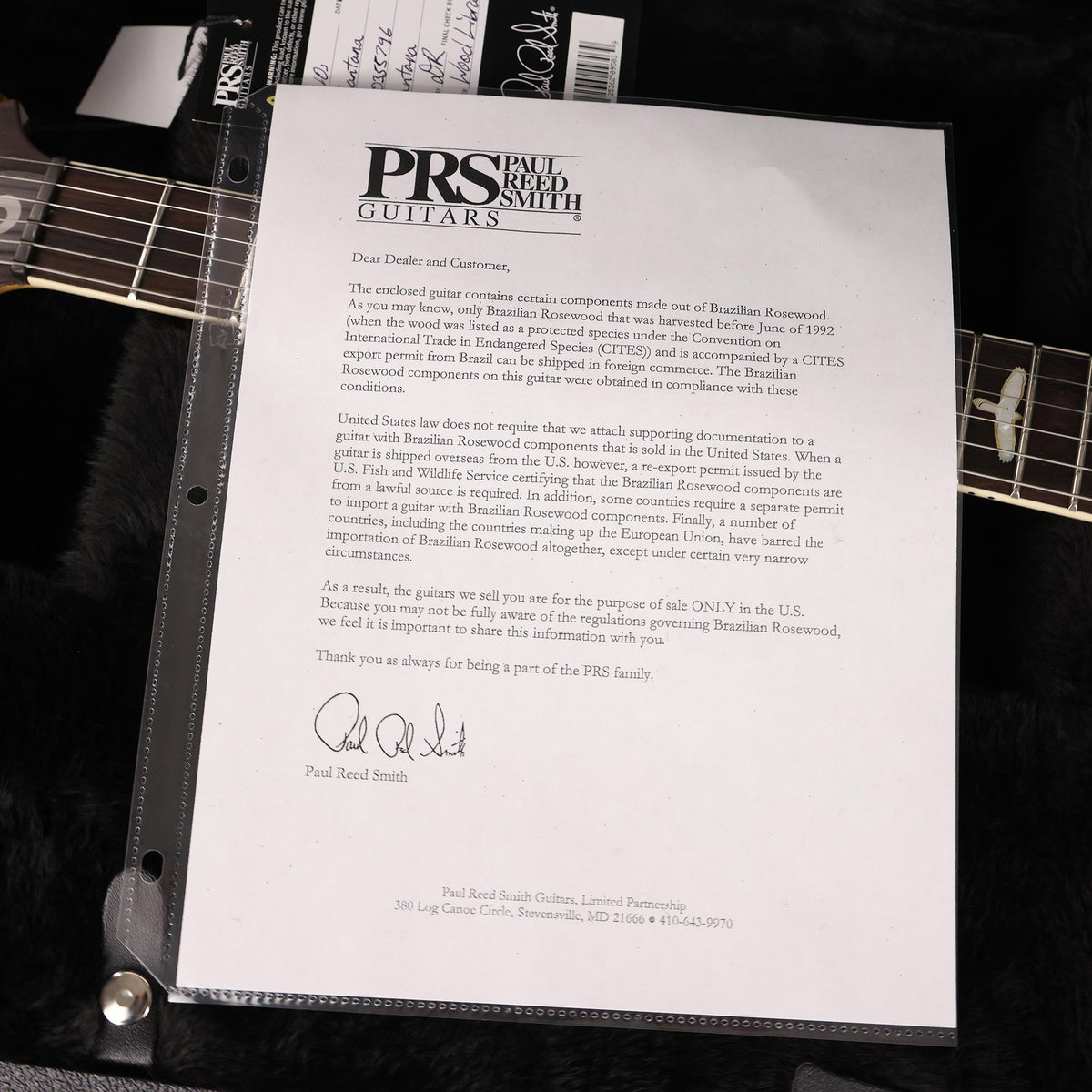 PRS Santana Retro Wood Library Brazilian Rosewood Fretboard Bonnie Pink — 10