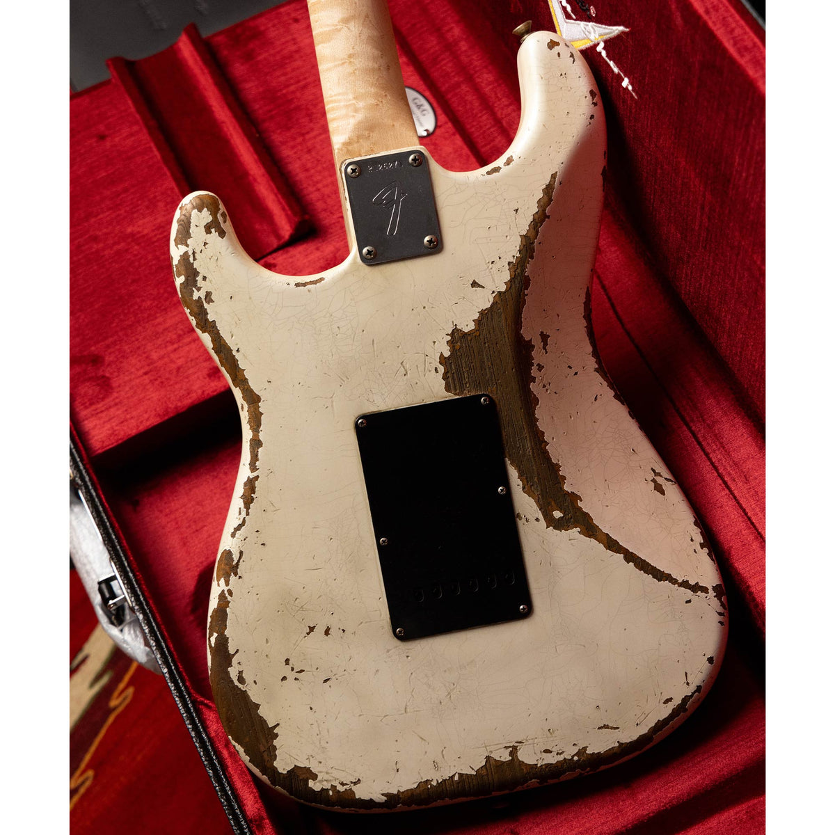Fender Custom Shop 1969 Stratocaster Masterbuilt Andy Hicks Heavy Relic Frost White — 5