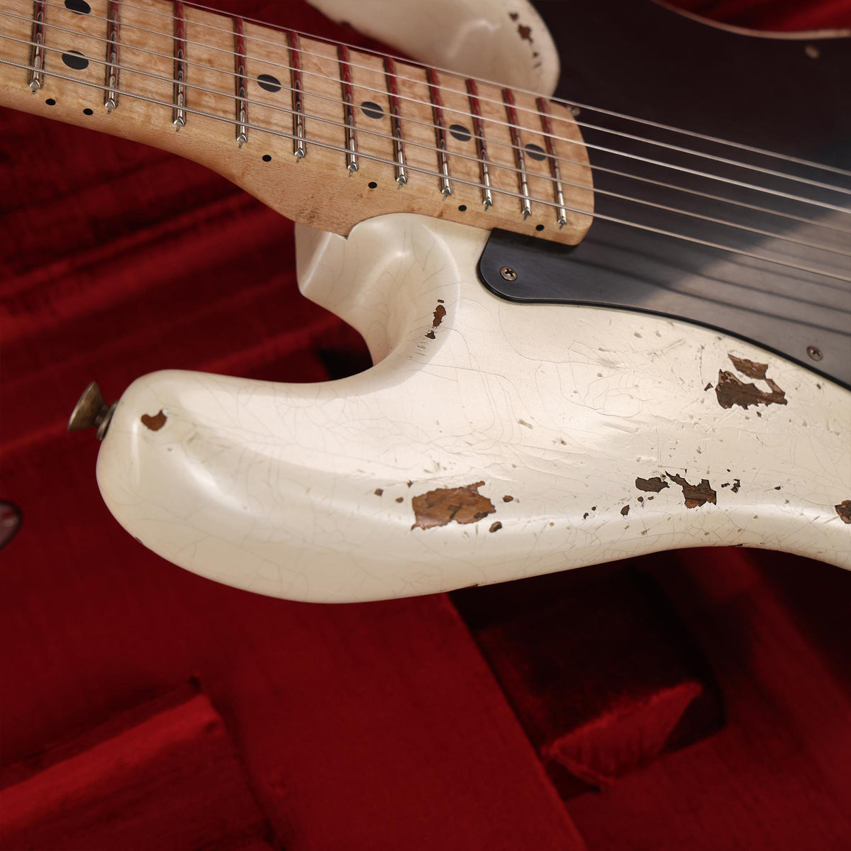 Fender Custom Shop 1969 Stratocaster Masterbuilt Andy Hicks Heavy Relic Frost White — 7