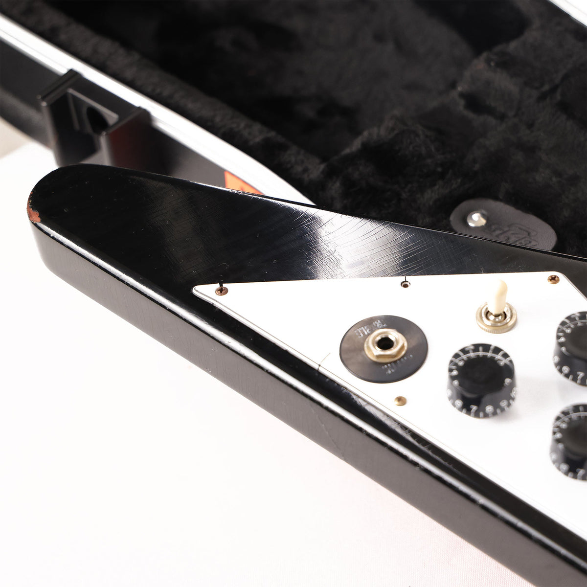 Gibson Custom Shop Kirk Hammett 1979 Flying V Murphy Lab Aged Ebony — 9