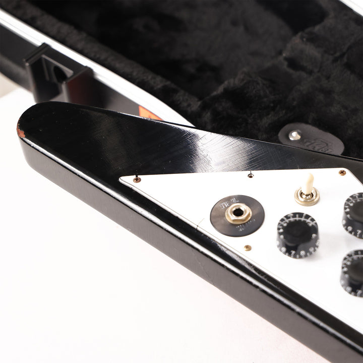 Gibson Custom Shop Kirk Hammett 1979 Flying V Murphy Lab Aged Ebony