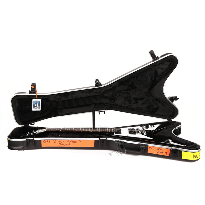 Gibson Custom Shop Kirk Hammett 1979 Flying V Murphy Lab Aged Ebony