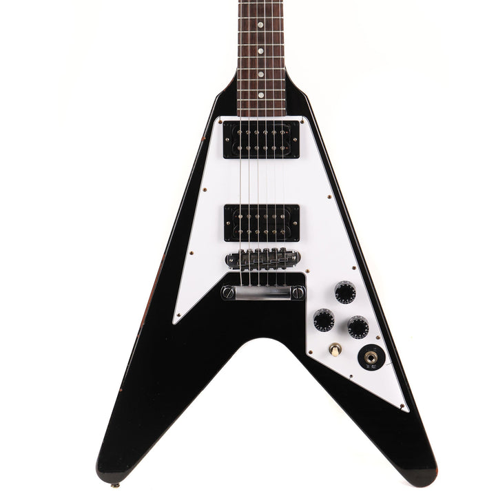 Gibson Custom Shop Kirk Hammett 1979 Flying V Murphy Lab Aged Ebony