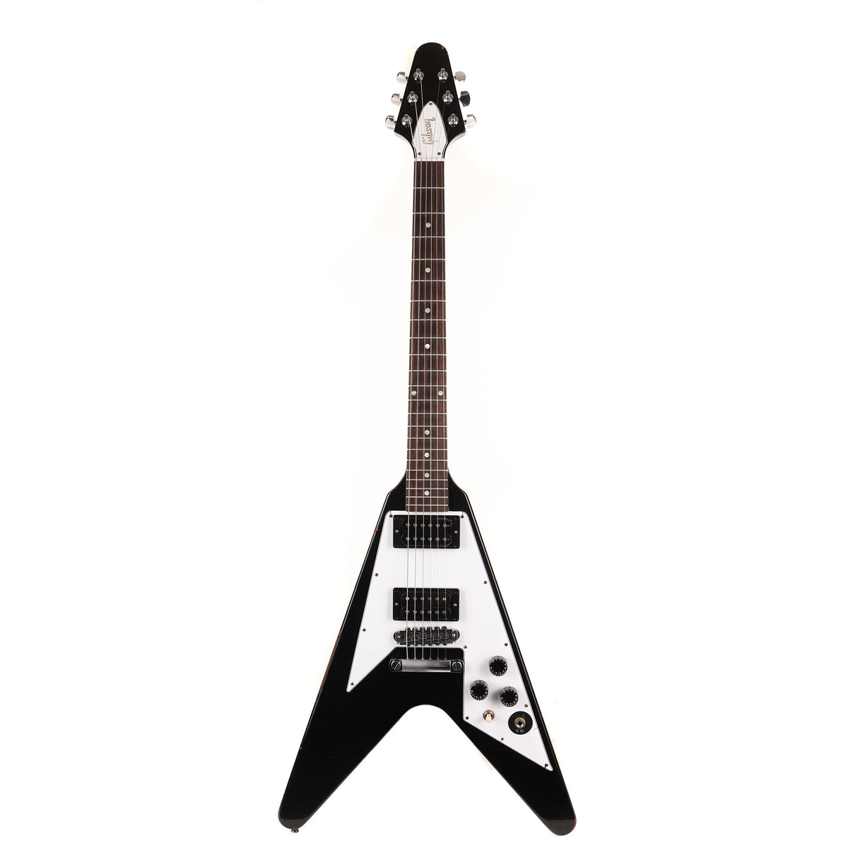 Gibson Custom Shop Kirk Hammett 1979 Flying V Murphy Lab Aged Ebony — 2