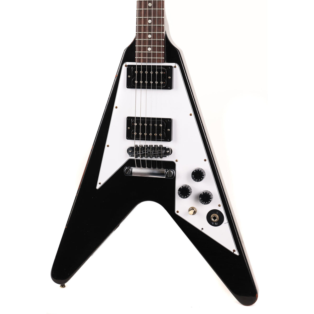 Gibson Custom Shop Kirk Hammett 1979 Flying V Murphy Lab Aged Ebony — 6