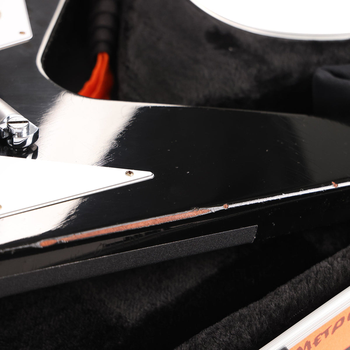 Gibson Custom Shop Kirk Hammett 1979 Flying V Murphy Lab Aged Ebony — 8