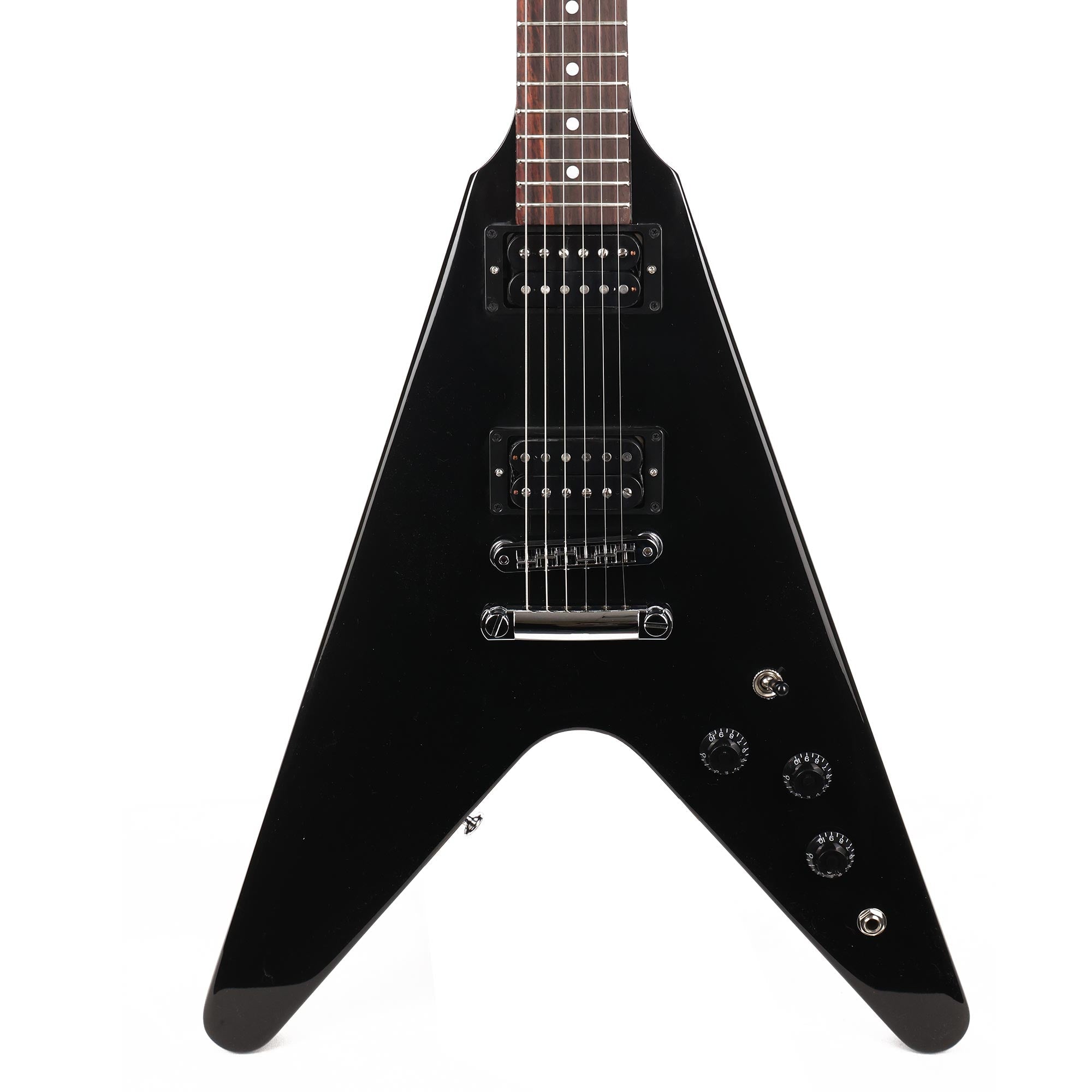 Gibson 80s Flying V Ebony | The Music Zoo