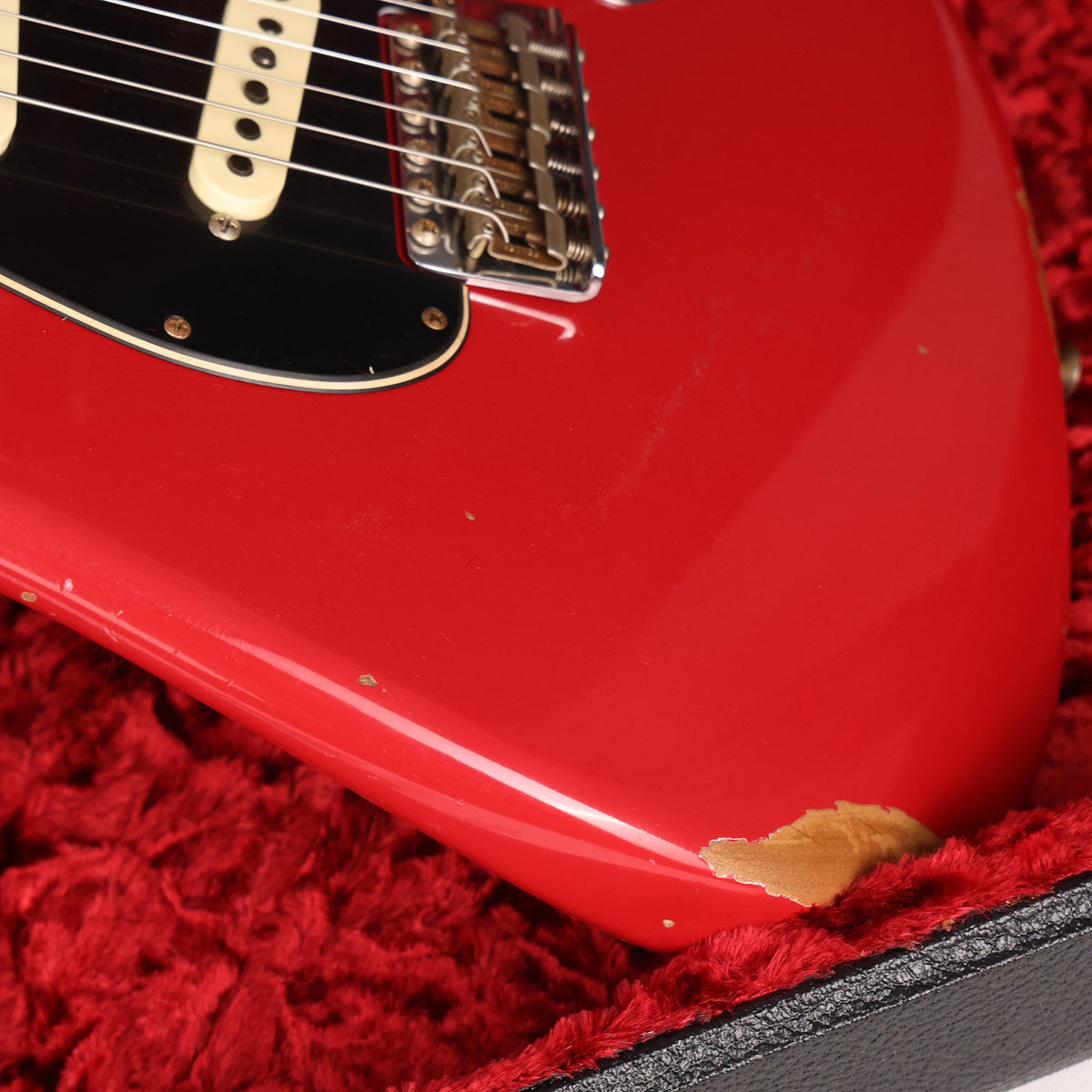 Fender Custom Shop 1959 Stratocaster Heavy Relic Seminole Red — 9