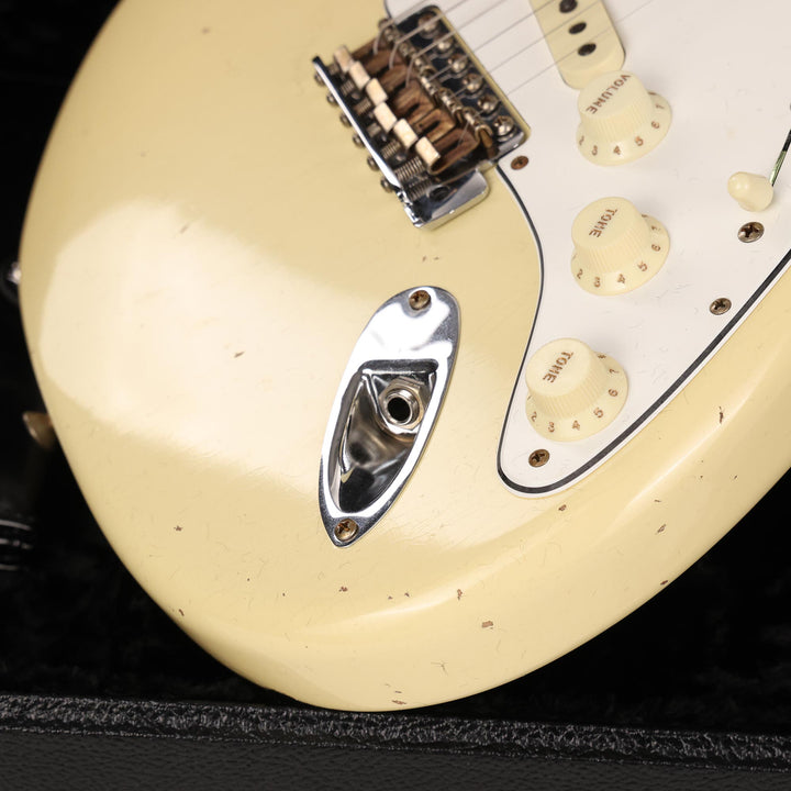 Fender Custom Shop 1968 Stratocaster Journeyman Relic Aged Vintage White 2023