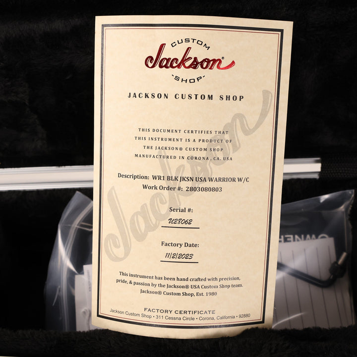 Jackson USA Select Warrior WR1 Black