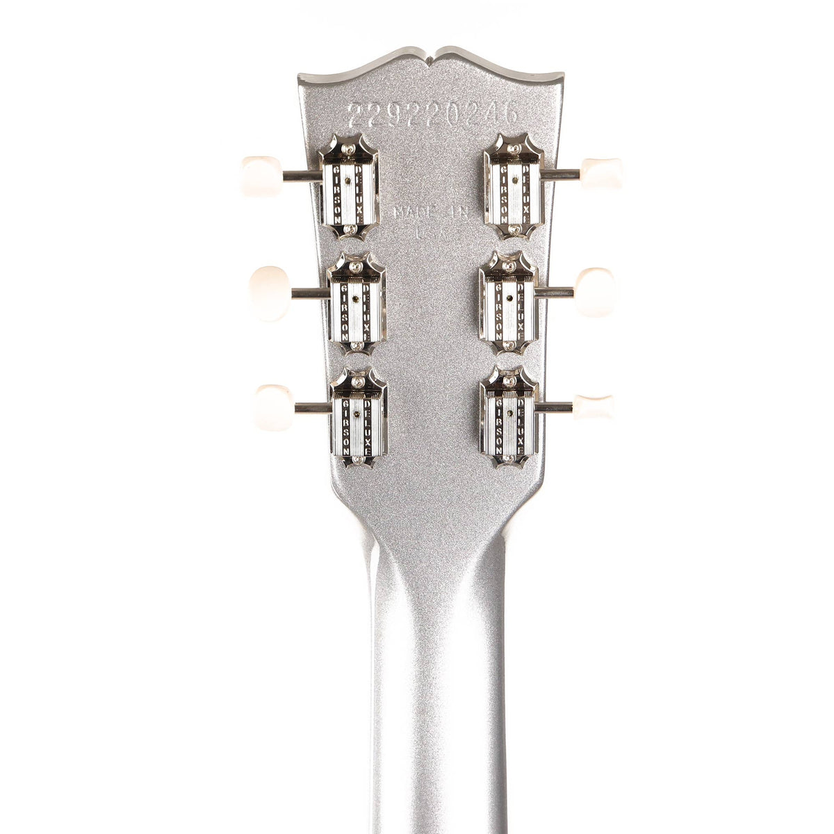 Gibson Billie Joe Armstrong Les Paul Junior Guitar Silver Mist — 5