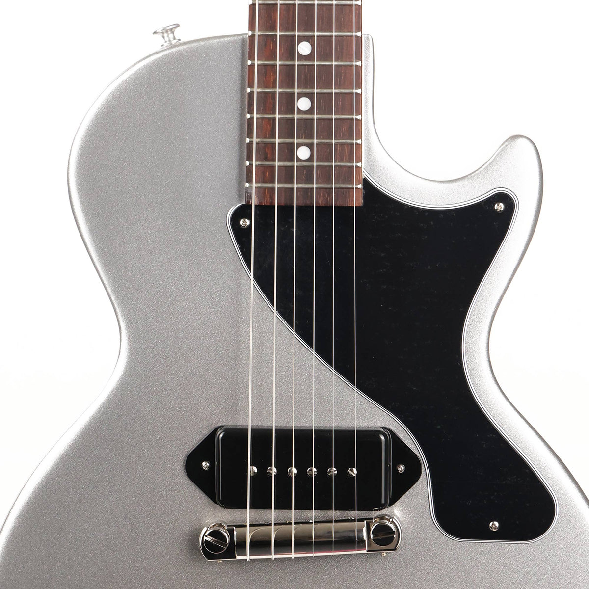 Gibson Billie Joe Armstrong Les Paul Junior Guitar Silver Mist — 6