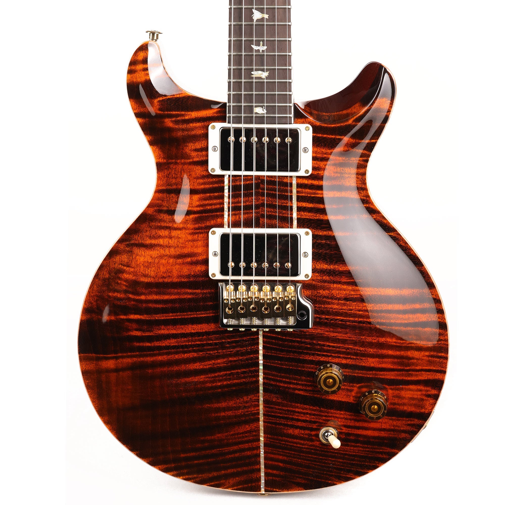 PRS Santana Retro Wood Library Brazilian Rosewood Fretboard Orange