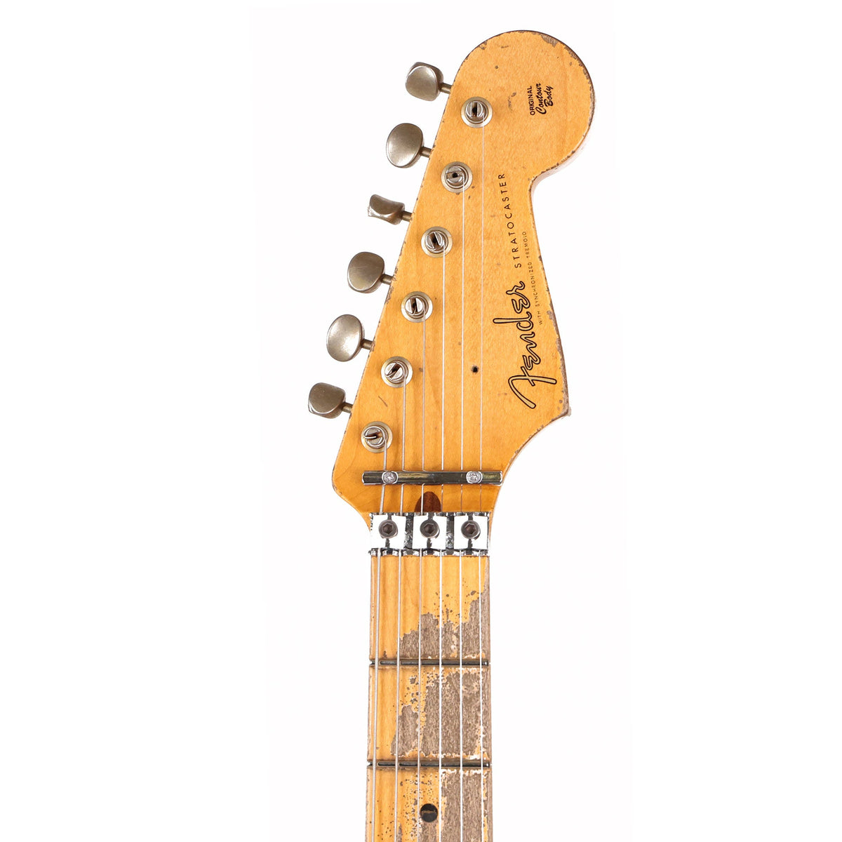 Fender Custom Shop 1957 Stratocaster Masterbuilt Andy Hicks Music Zoo Hacksaw Relic Super Faded Aged Black — 4