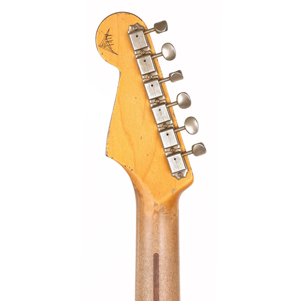 Fender Custom Shop 1957 Stratocaster Masterbuilt Andy Hicks Music Zoo Hacksaw Relic Super Faded Aged Black — 5