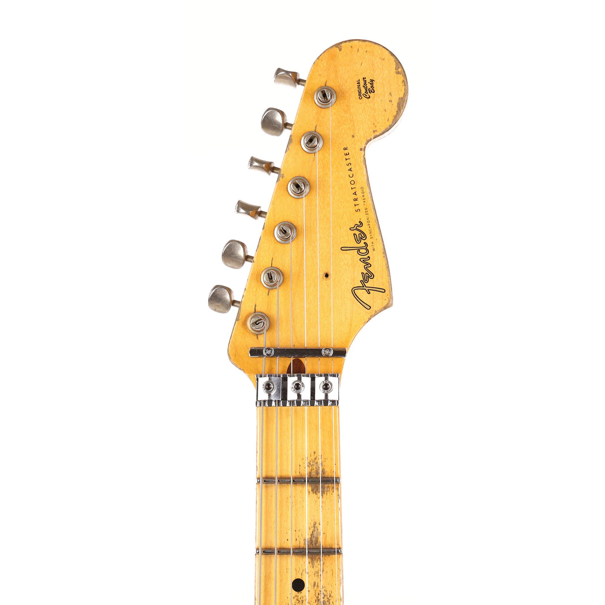 Fender Custom Shop 1957 Stratocaster Masterbuilt Andy Hicks Music Zoo Hacksaw Relic Black — 4