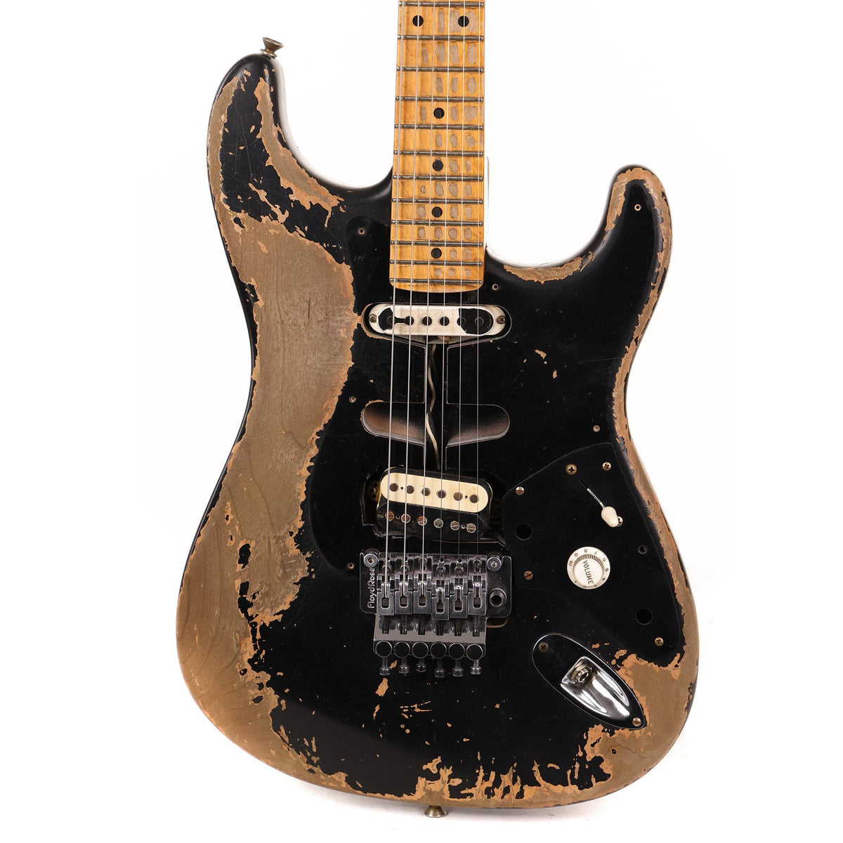 Fender Custom Shop 1957 Stratocaster Masterbuilt Austin MacNutt Music Zoo Hacksaw Relic Black — 1