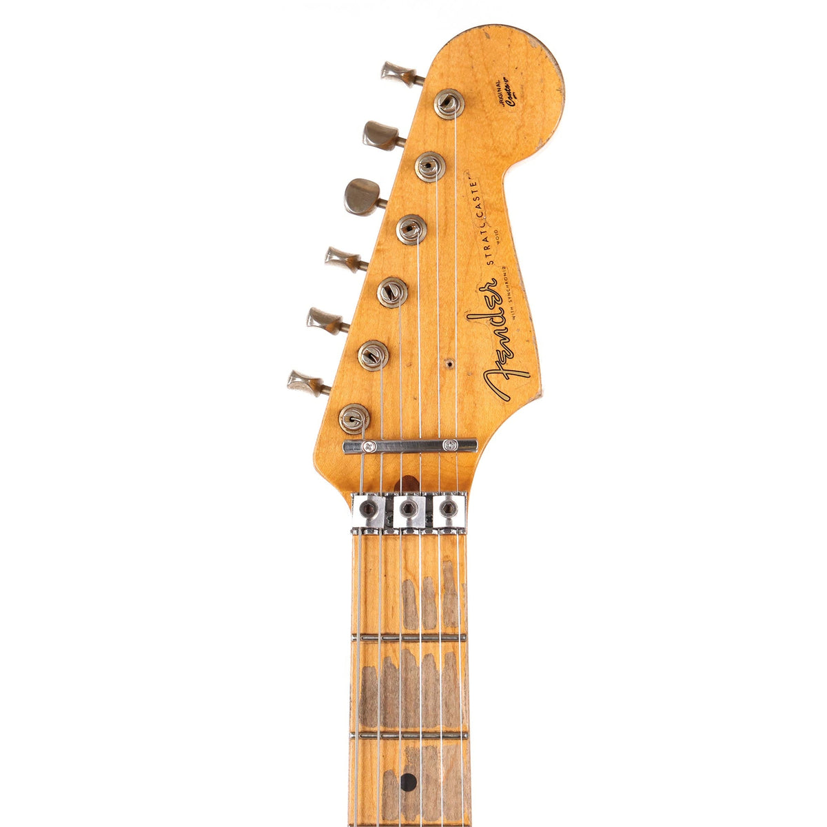 Fender Custom Shop 1957 Stratocaster Masterbuilt Austin MacNutt Music Zoo Hacksaw Relic Black — 4