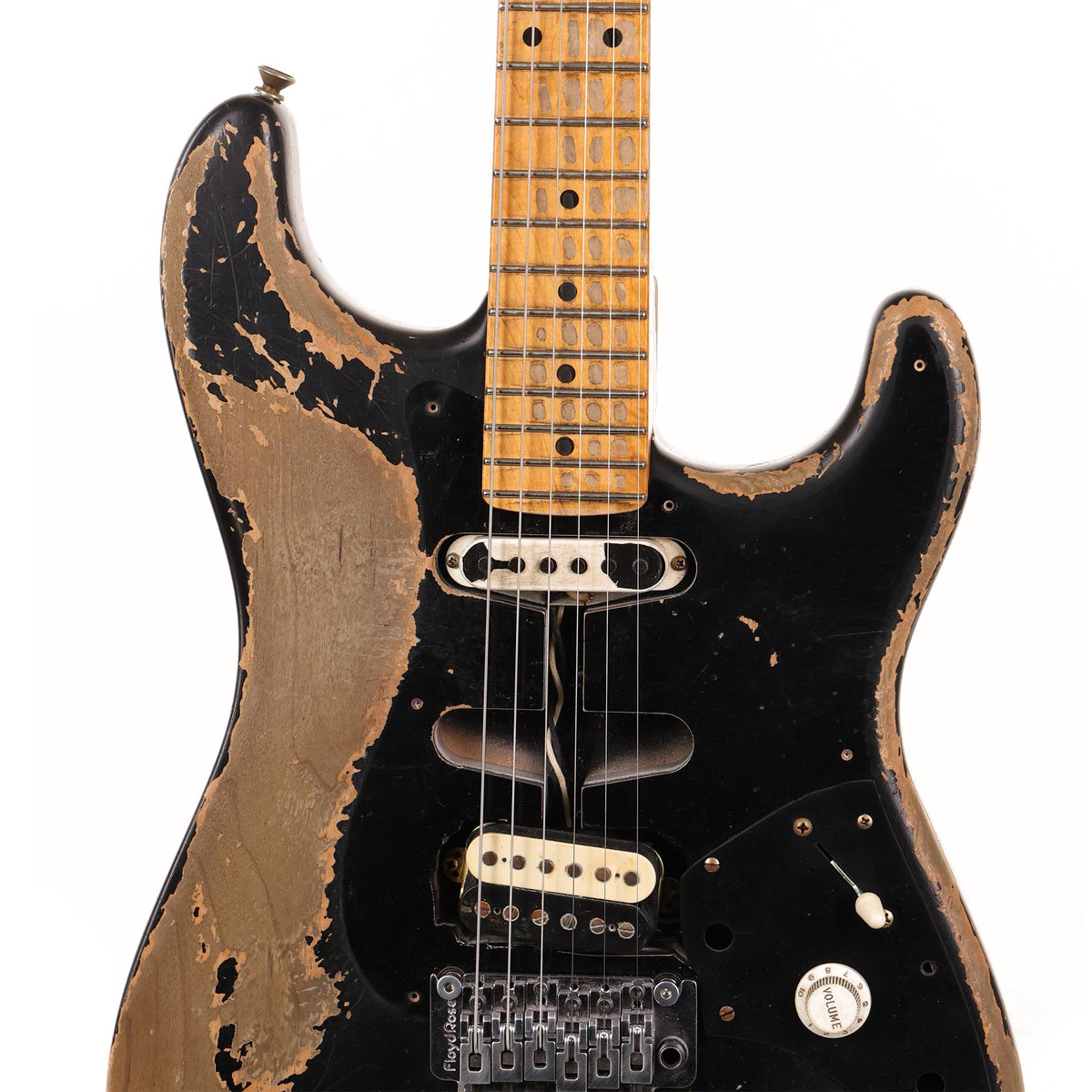 Fender Custom Shop 1957 Stratocaster Masterbuilt Austin MacNutt Music Zoo Hacksaw Relic Black — 6