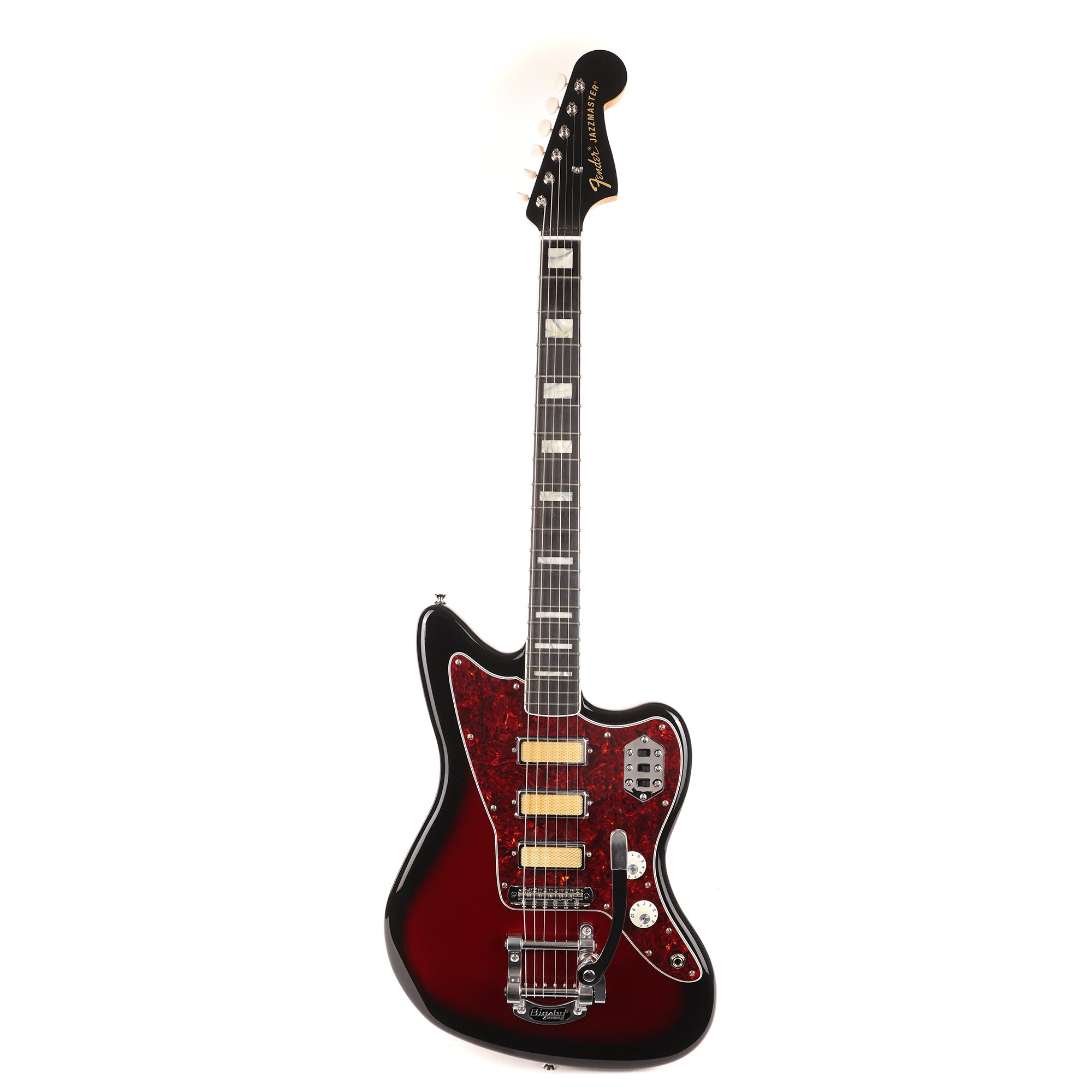 Fender Gold Foil Jazzmaster Candy Apple Burst | The Music Zoo