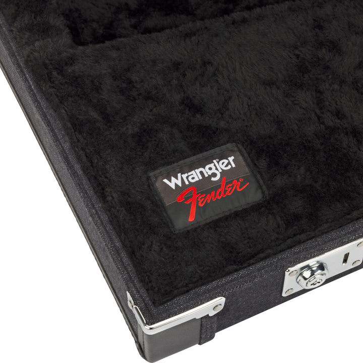 Fender x Wrangler Denim Hardshell Case For Stratocaster & Telecaster Black