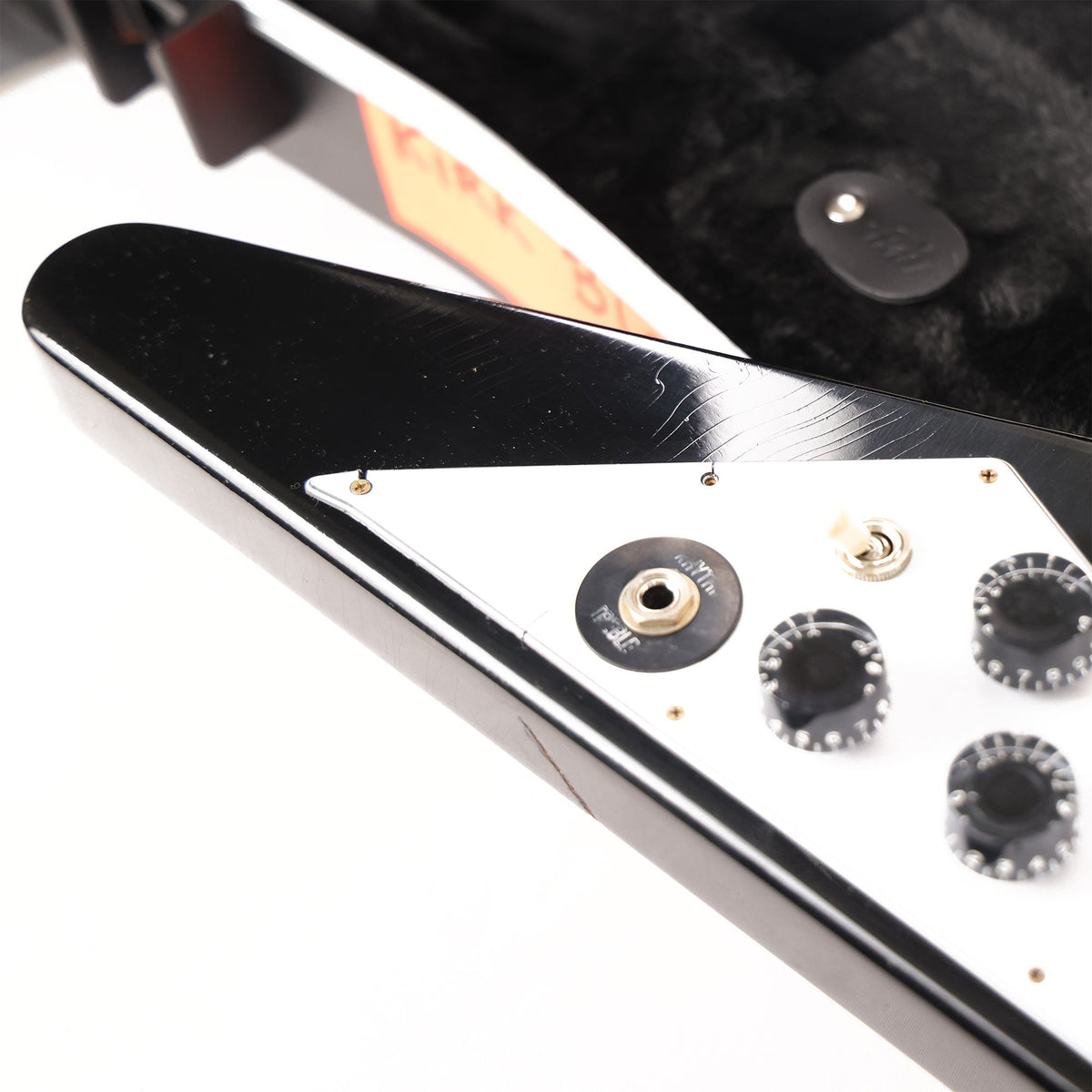 Gibson Custom Shop Kirk Hammett 1979 Flying V Murphy Lab Aged Ebony — 8