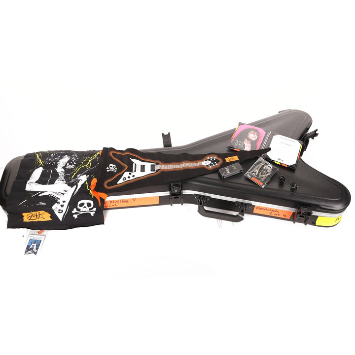 Gibson Custom Shop Kirk Hammett 1979 Flying V Murphy Lab Aged Ebony