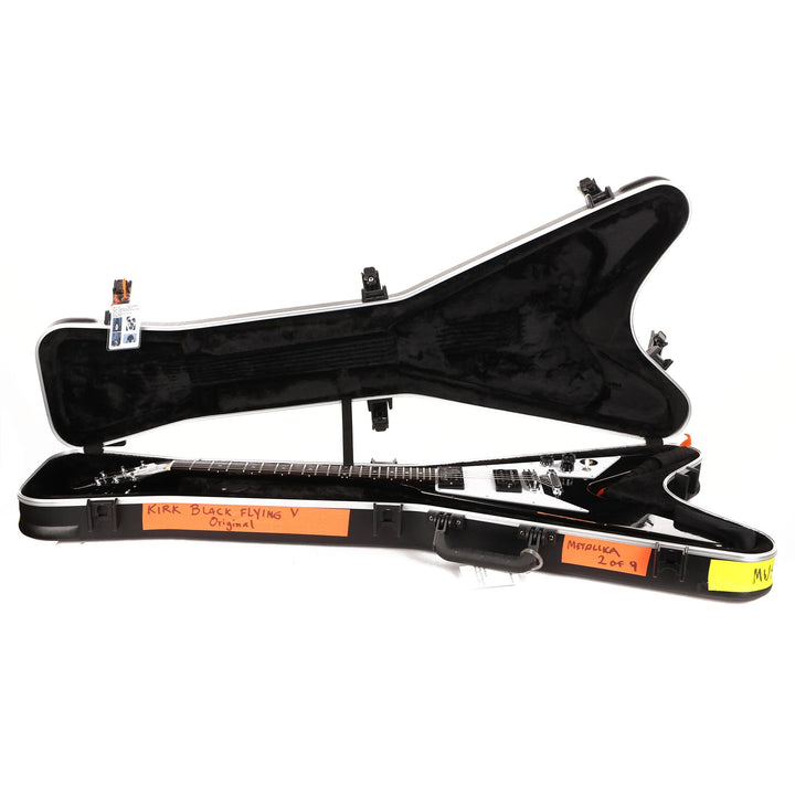 Gibson Custom Shop Kirk Hammett 1979 Flying V Murphy Lab Aged Ebony