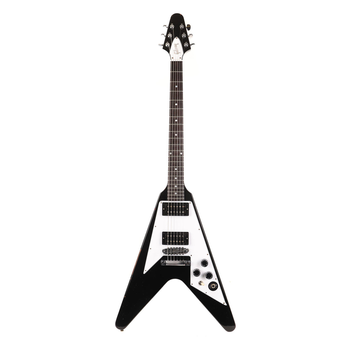 Gibson Custom Shop Kirk Hammett 1979 Flying V Murphy Lab Aged Ebony — 2