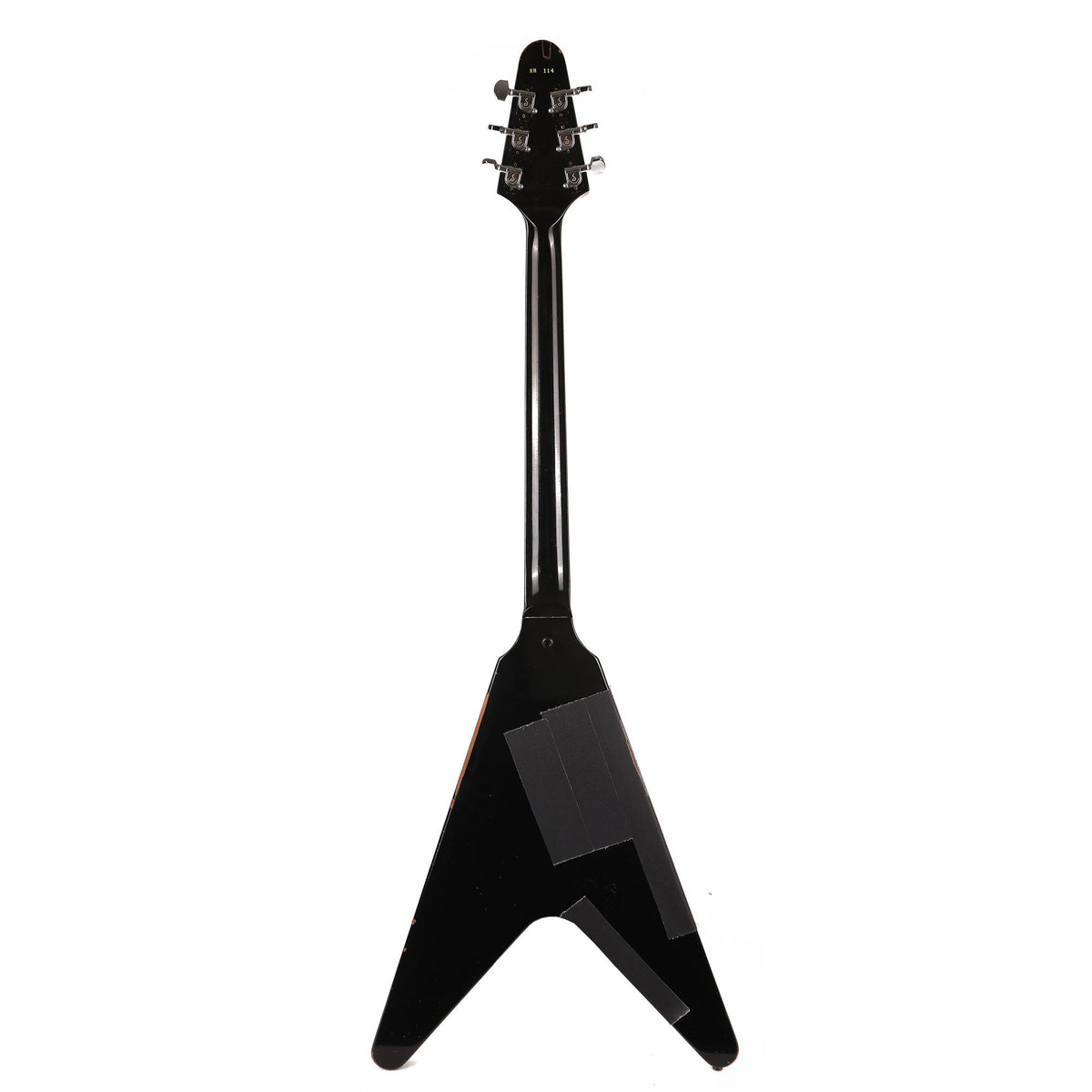 Gibson Custom Shop Kirk Hammett 1979 Flying V Murphy Lab Aged Ebony — 3