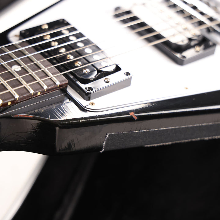 Gibson Custom Shop Kirk Hammett 1979 Flying V Murphy Lab Aged Ebony