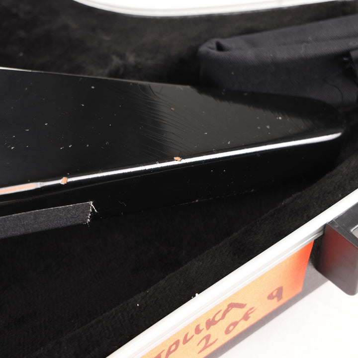 Gibson Custom Shop Kirk Hammett 1979 Flying V Murphy Lab Aged Ebony