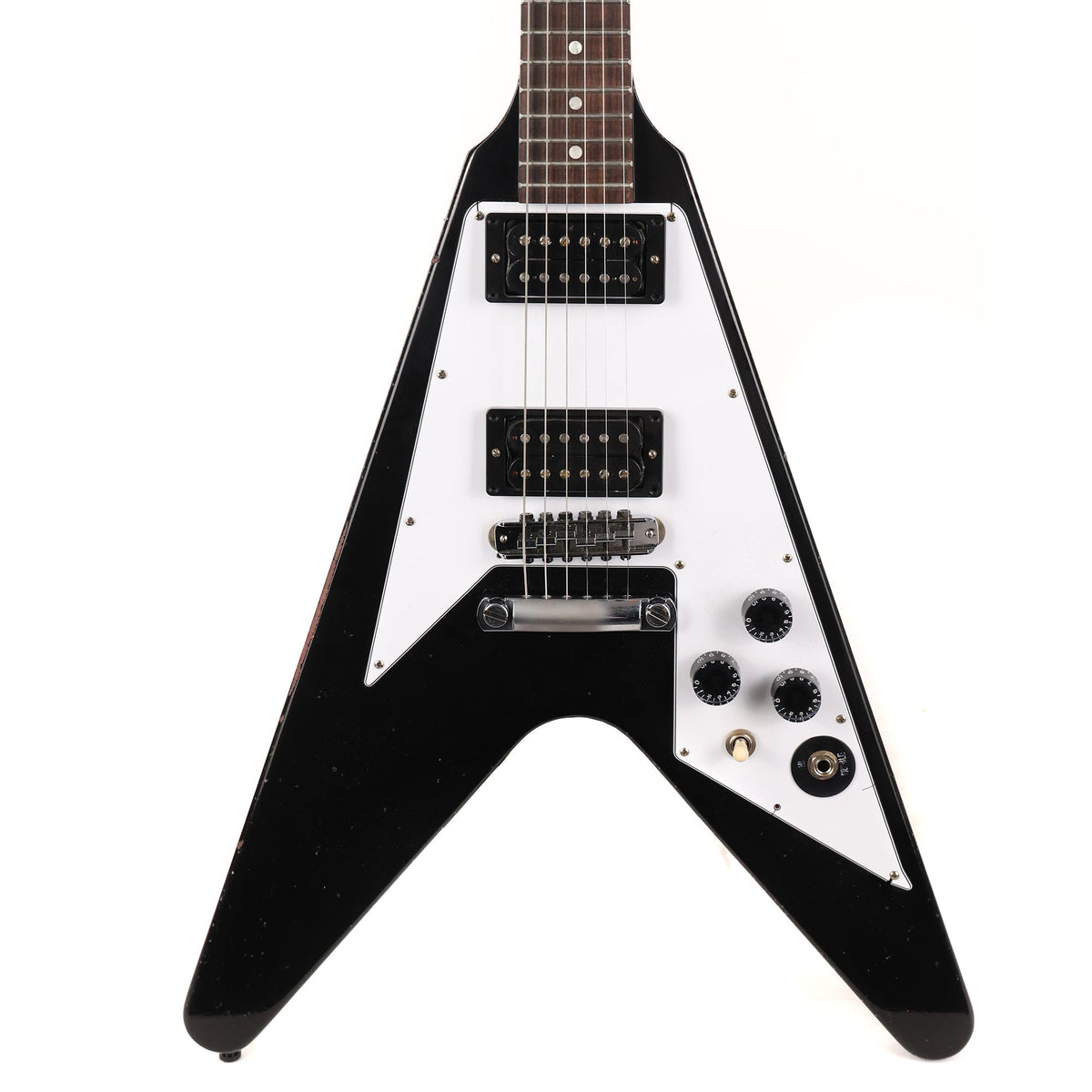 Gibson Custom Shop Kirk Hammett 1979 Flying V Murphy Lab Aged Ebony 2023 — 1