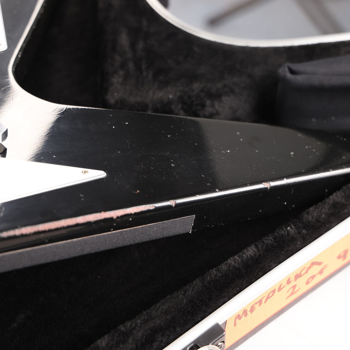 Gibson Custom Shop Kirk Hammett 1979 Flying V Murphy Lab Aged Ebony 2023 — 7