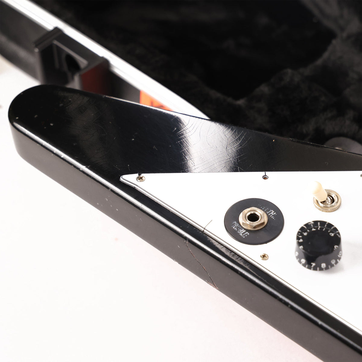 Gibson Custom Shop Kirk Hammett 1979 Flying V Murphy Lab Aged Ebony — 8