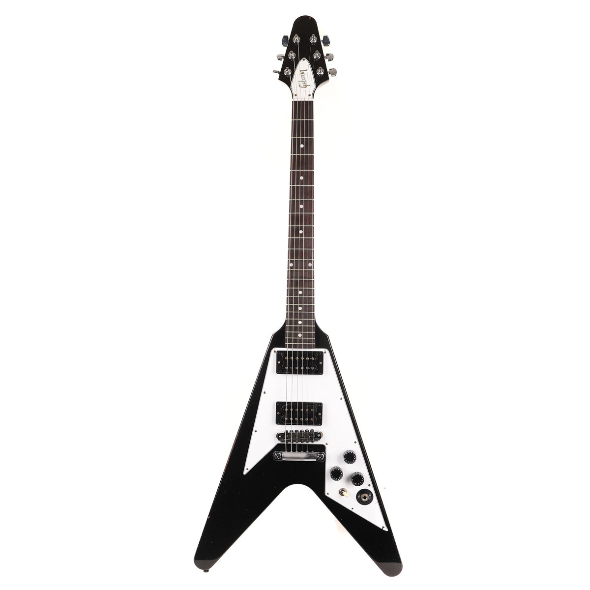 Gibson Custom Shop Kirk Hammett 1979 Flying V Murphy Lab Aged Ebony — 2