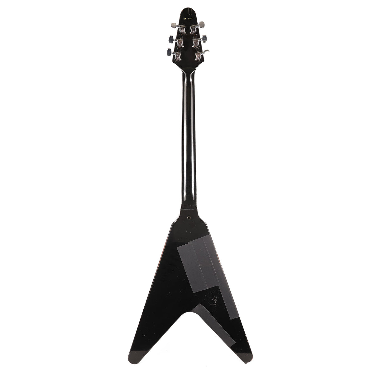 Gibson Custom Shop Kirk Hammett 1979 Flying V Murphy Lab Aged Ebony — 3