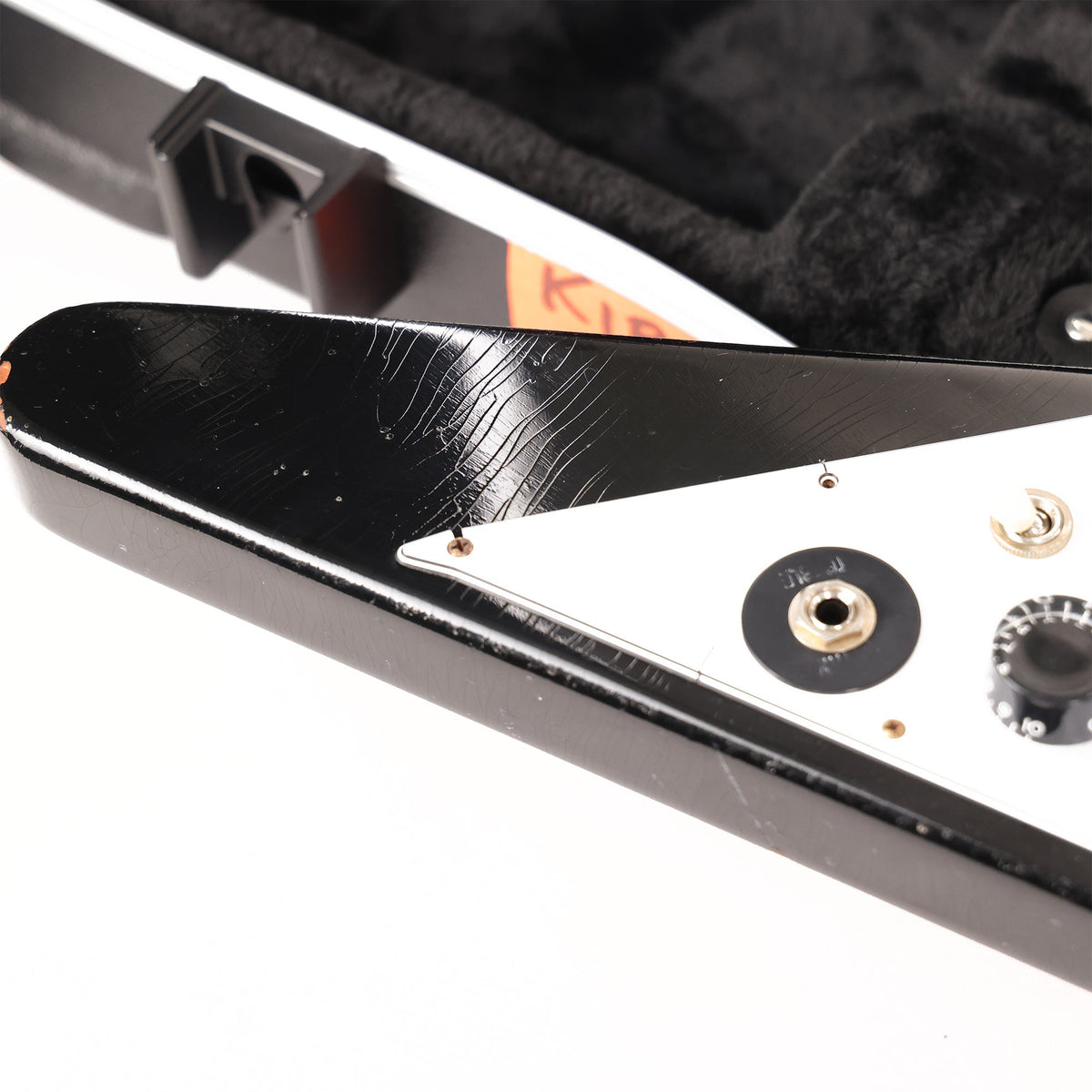 Gibson Custom Shop Kirk Hammett 1979 Flying V Murphy Lab Aged Ebony 2023 — 8