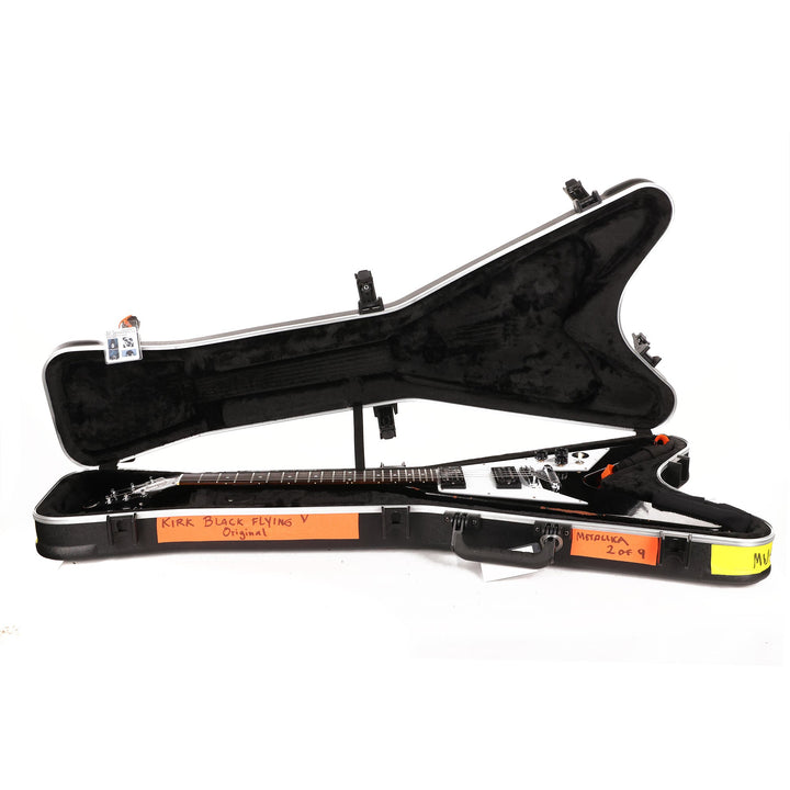 Gibson Custom Shop Kirk Hammett 1979 Flying V Murphy Lab Aged Ebony 2023