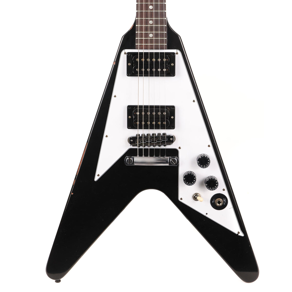 Gibson Custom Shop Kirk Hammett 1979 Flying V Murphy Lab Aged Ebony 2023 — 1