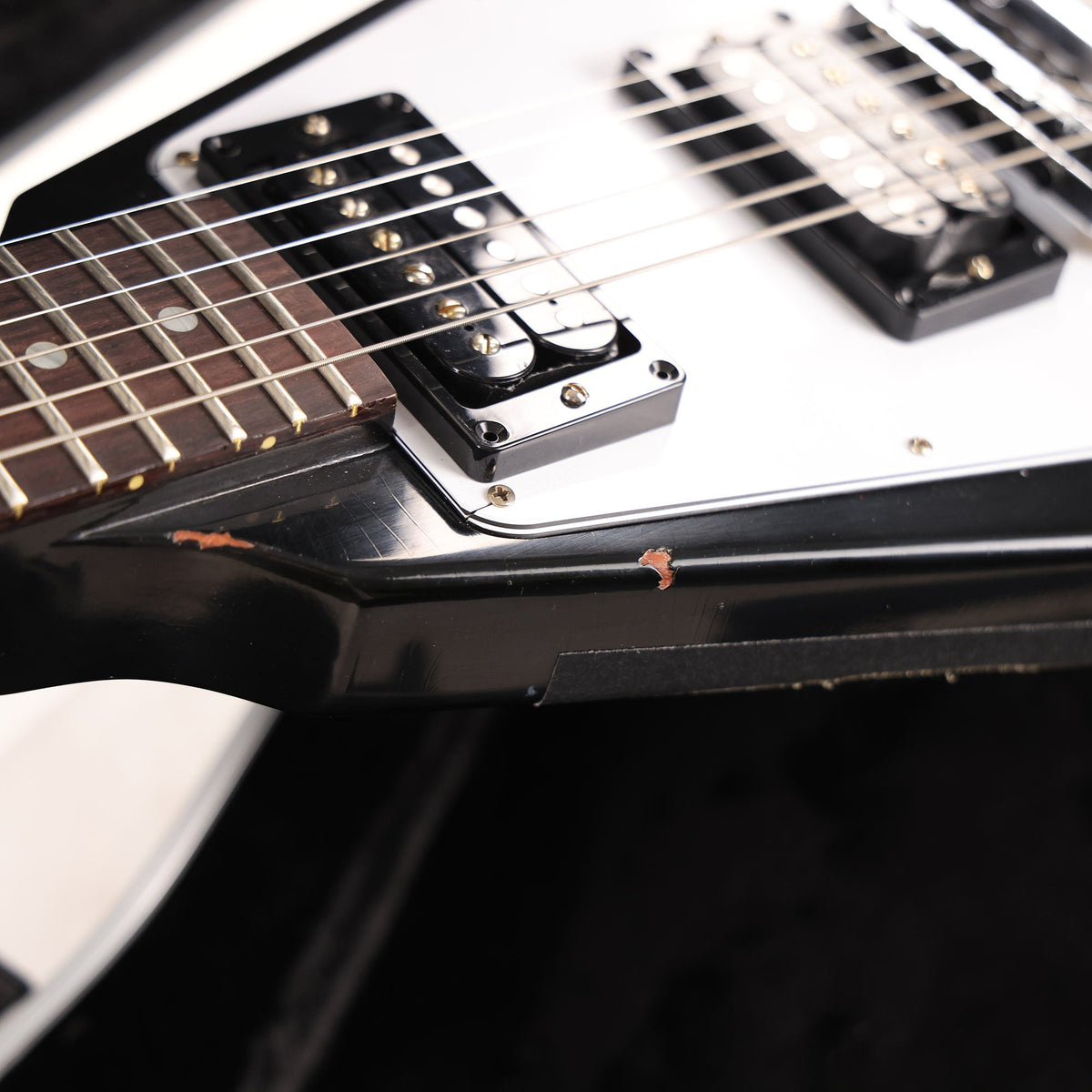 Gibson Custom Shop Kirk Hammett 1979 Flying V Murphy Lab Aged Ebony 2023 — 6