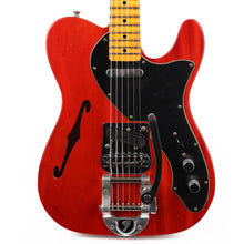 Fender Custom Shop Michigan Mahogany 1968 Telecaster Thinline Journeyman Relic Faded Aged Crimson Transparent