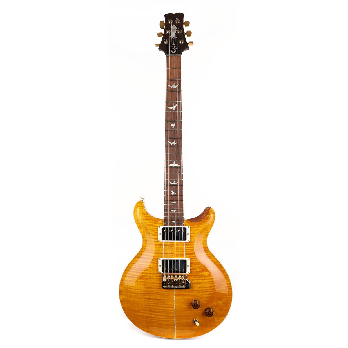 PRS Santana Retro Wood Library Brazilian Rosewood Fretboard Santana Yellow — 2