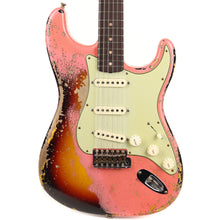 Fender Custom Shop Limited Edition 60/63 Stratocaster Super Heavy Relic Faded Aged Fiesta Red over 3-Tone Sunburst